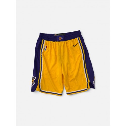 Nike NBA Los Angeles Lakers Ανδρική Βερμούδα Μπάσκετ Κίτρινη/Μωβ / Pre-Owned